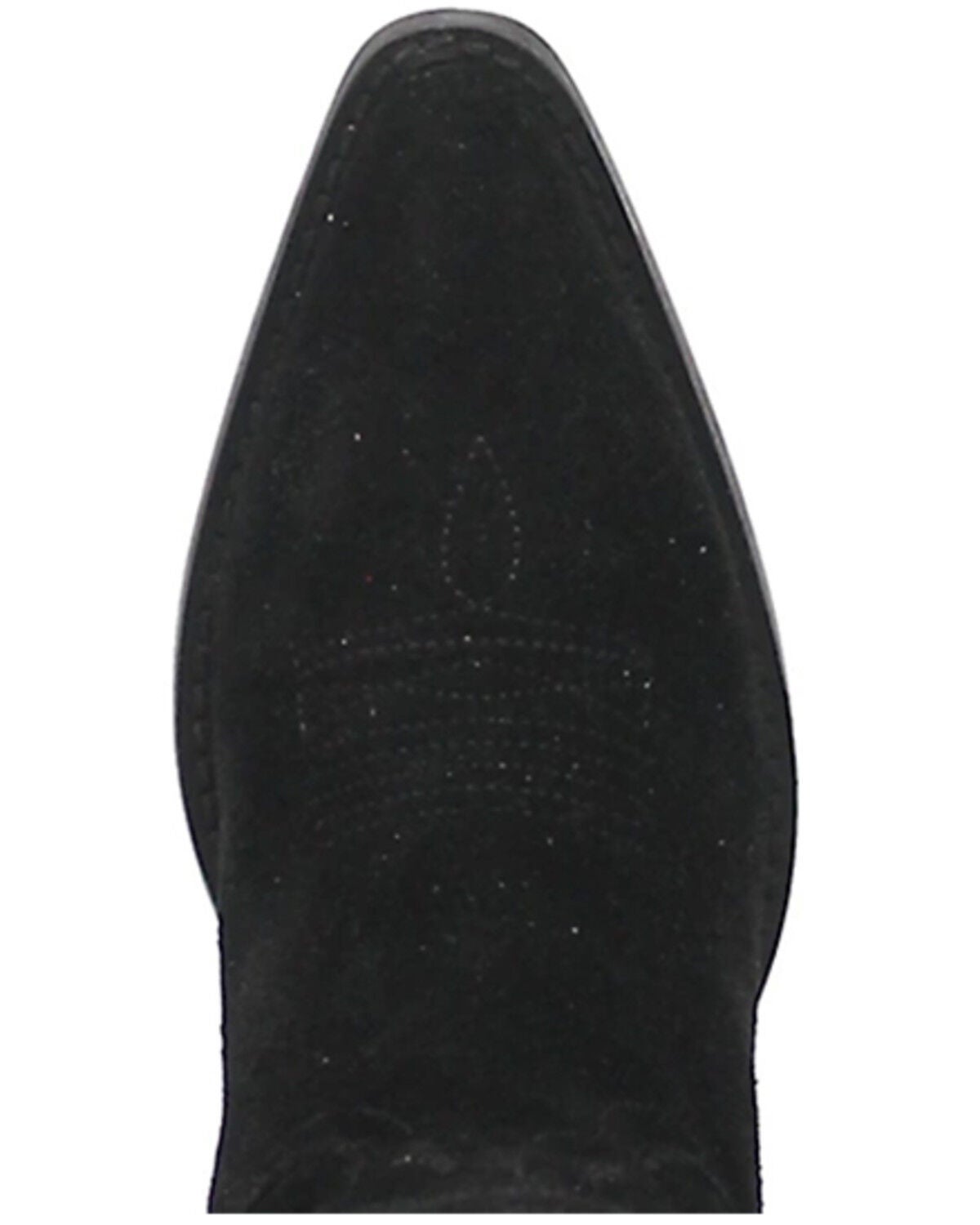 Image #6 - Dingo Women's Out West Suede Western Boots - Round Toe, Black, hi-res