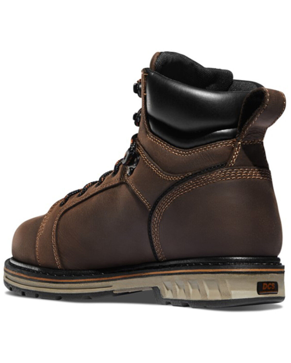 Image #3 - Danner Men's Steel Yard Lacer Work Boots - Steel Toe, Brown, hi-res