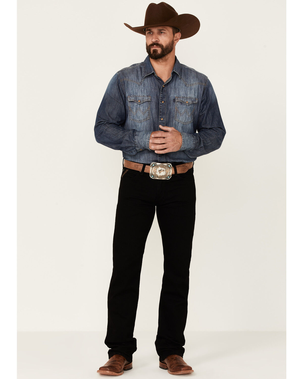 Ariat Men's M7 Black Legacy Wash Stretch Slim Straight Jeans
