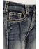 Image #2 - Cowgirl Tuff Girls' Front Seam Timeless Stretch Trouser Jeans, Blue, hi-res
