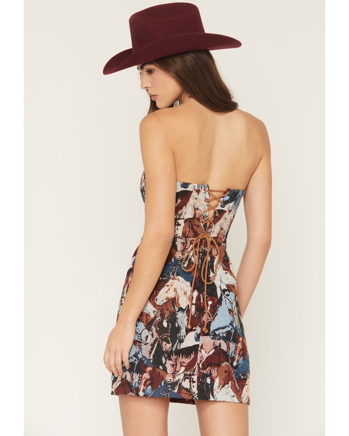 Image #4 - Blue B Women's Sleeveless Horse Tapestry Mini Dress, Multi, hi-res