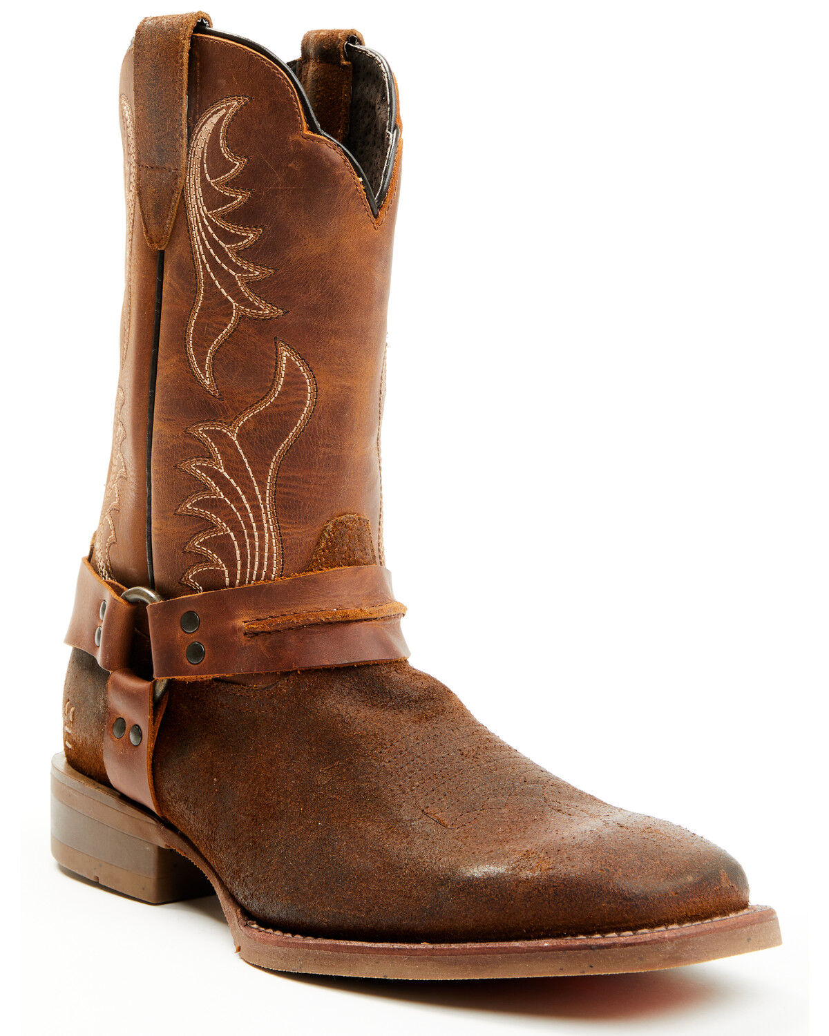 Image #1 - Roan by Bed Stu Men's Saga Performance Western Boots - Broad Square Toe, Tan, hi-res