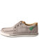 Twisted X Women's Light Gray Hooey Sneakers - Moc Toe, Light Grey, hi-res