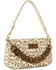 Image #1 - Wrangler Women's Leopard Print Shoulder Bag with Chain Detail, Tan, hi-res