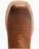 RANK 45 Men's Clements Western Boots - Broad Square Toe, Tan, hi-res