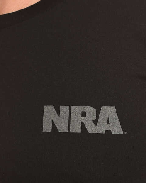 NRA Men's Black Tactical Flag Tee, Black, hi-res