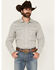 Image #1 - Wrangler Retro Men's Floral Print Long Sleeve Snap Western Shirt, White, hi-res