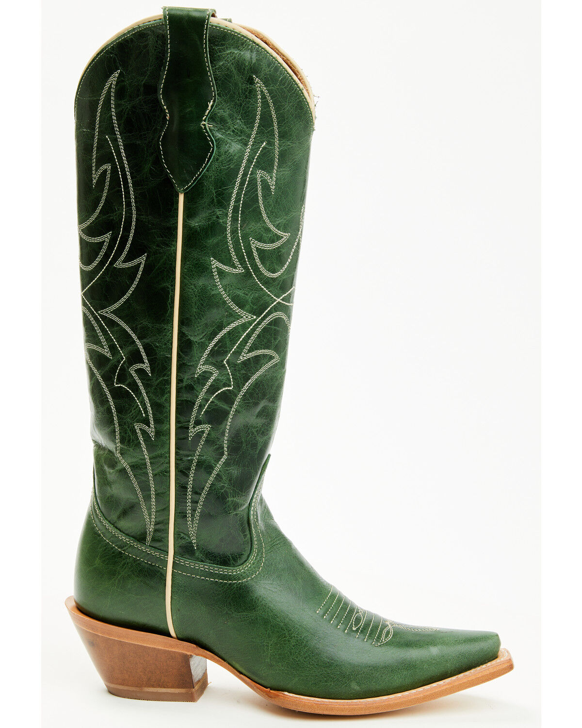 Image #2 - Idyllwind Women's Dallas Alice Tall Western Boots - Snip Toe, Green, hi-res
