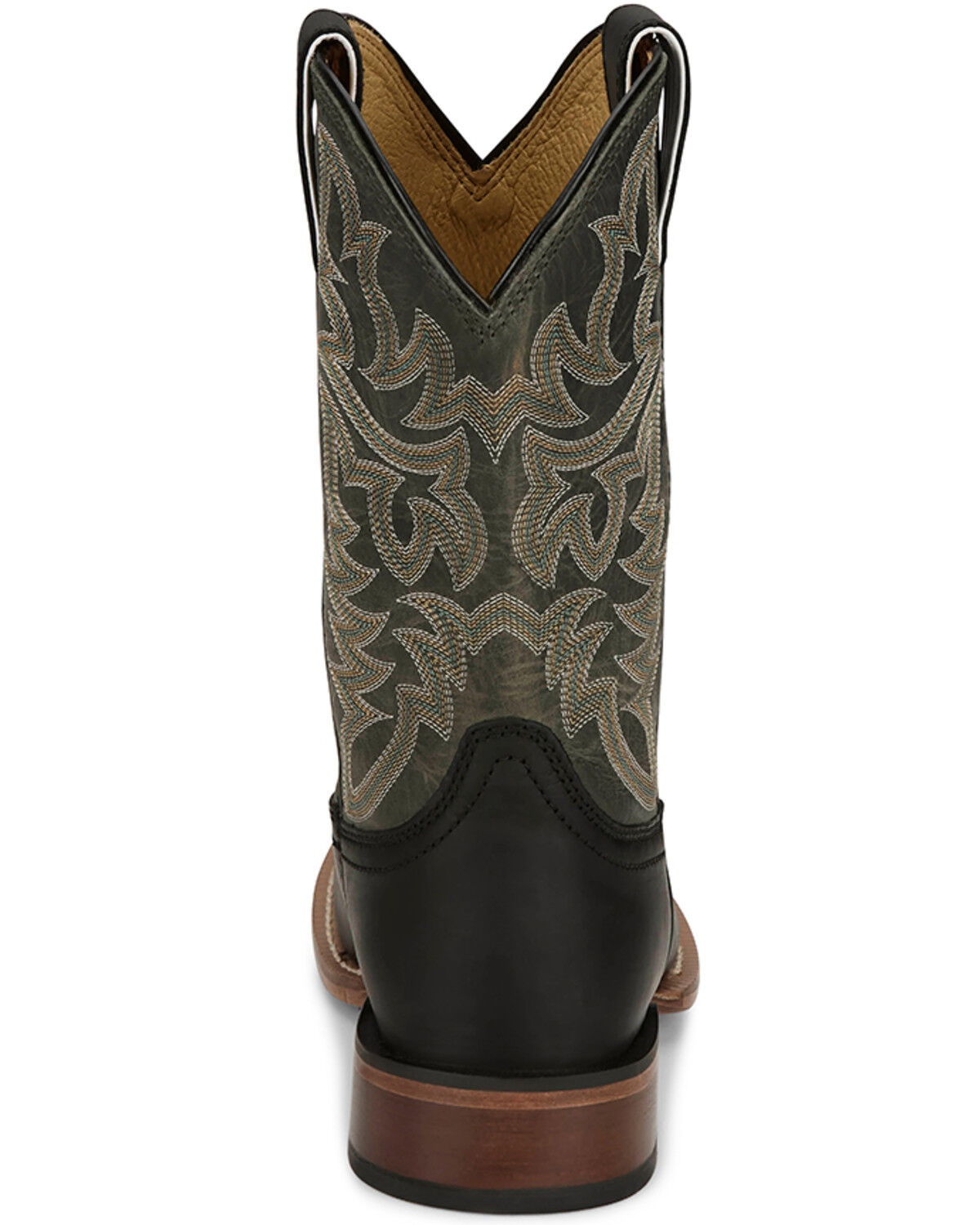 Image #5 - Justin Men's Disco Man Western Boots - Round Toe, Black, hi-res