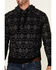 Image #3 - Rock & Roll Denim Men's Black Southwestern Print Pullover Hooded Sweatshirt , , hi-res