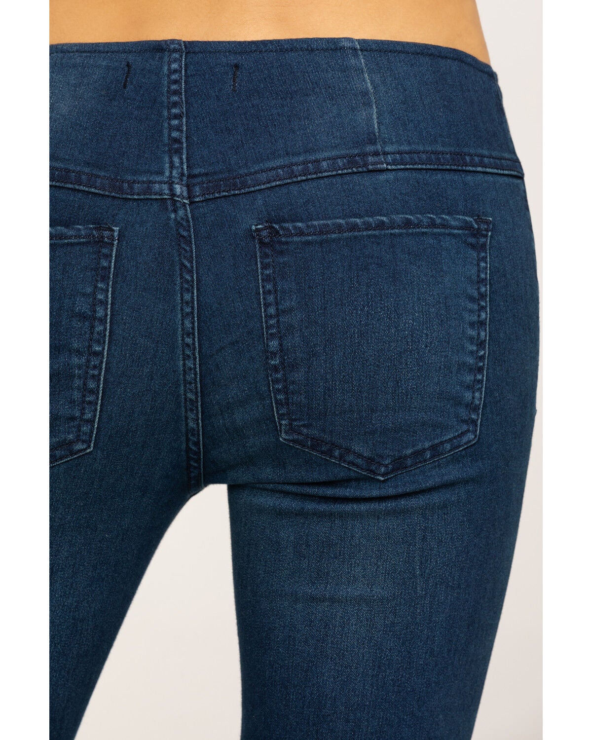 Image #4 - Free People Women's Dark Wash Flare Penny Pull On Jeans, , hi-res