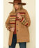 Image #1 - Pendleton Women's Tan Sunset Striped Coat, , hi-res