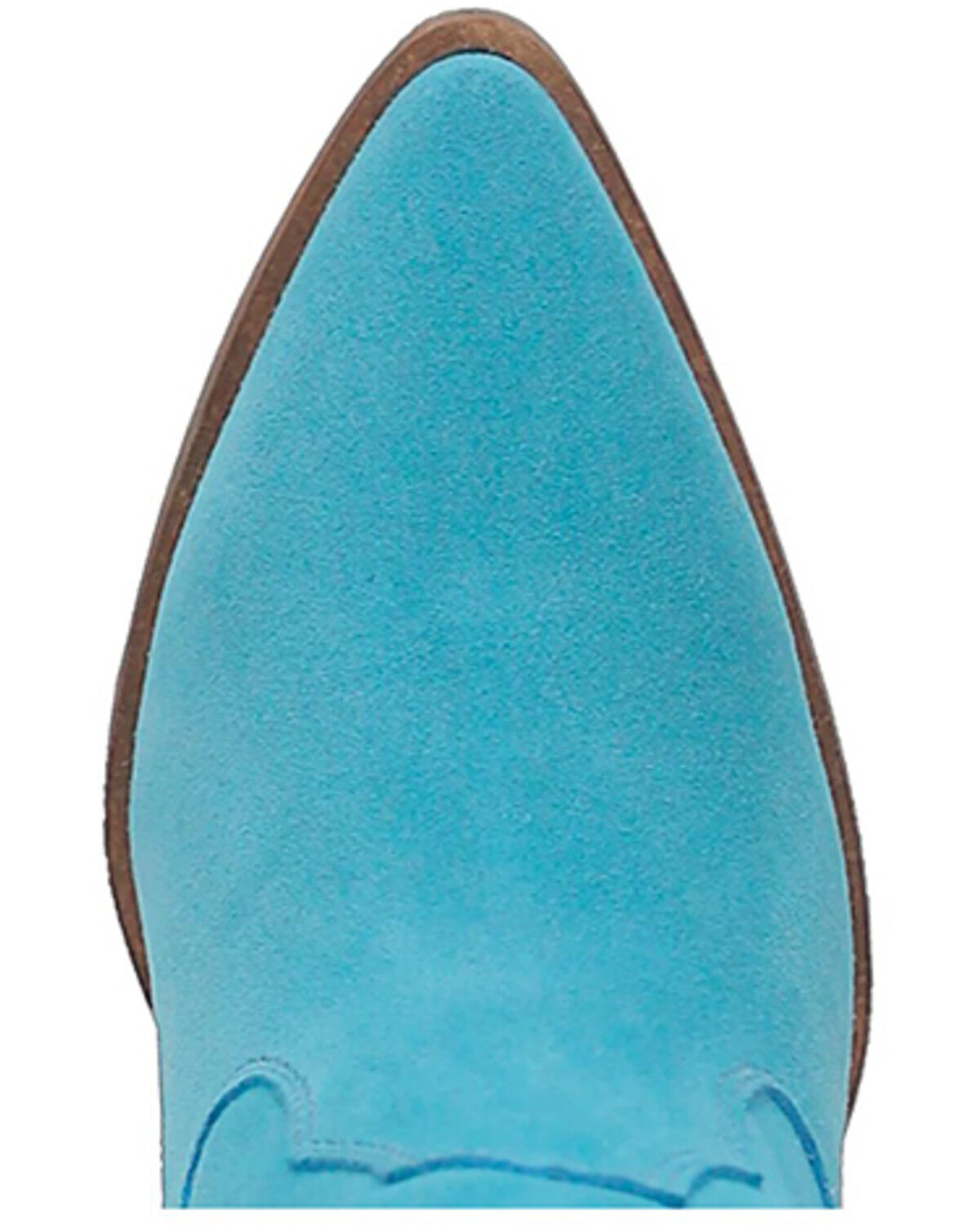 Image #6 - Dingo Women's Crazy Train Leather Booties - Round Toe, Blue, hi-res