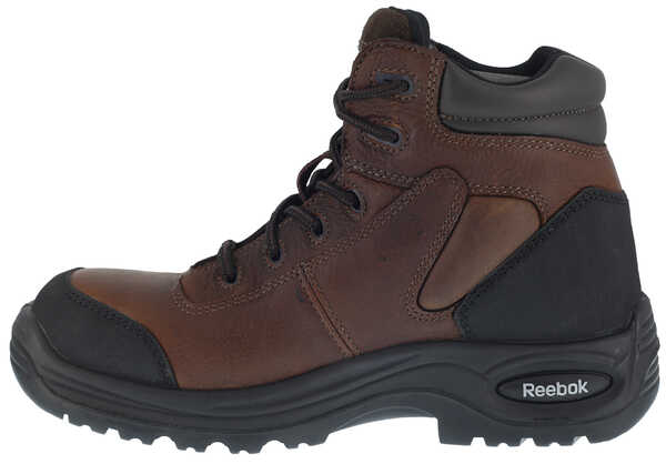 Image #4 - Reebok Men's Trainex 6" Lace-Up Work Boots - Composite Toe, Brown, hi-res