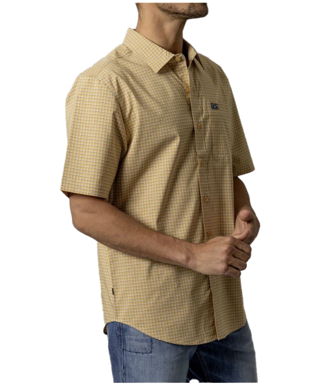 Kimes Ranch Men's MC Cooper Plaid Print Short Sleeve Button-Down ...