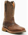 Image #1 - Double H Men's 11" Domestic I.C.E.™ Saddle Vamp Performance Western Boots - Broad Square Toe, Beige, hi-res