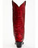 Image #5 - Idyllwind Women's Slay Exotic Python Western Boots - Snip Toe, Red, hi-res