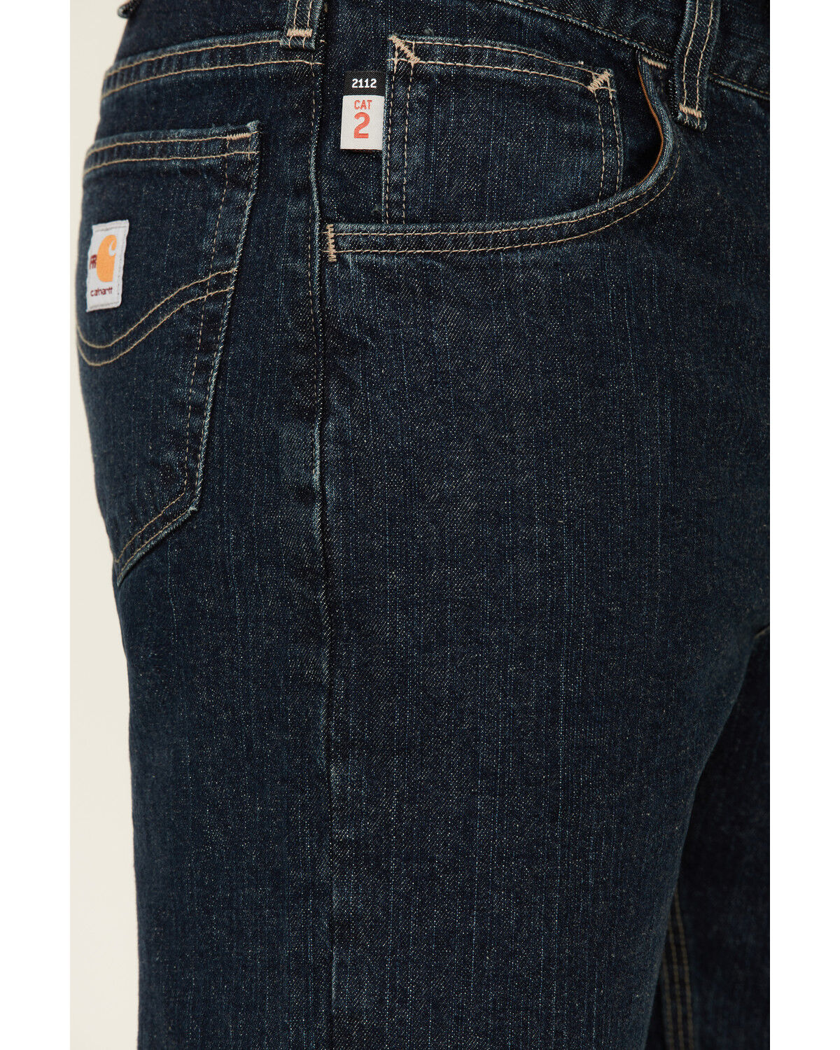 Image #8 - Carhartt Men's FR RuggedFlex Traditional Fit Jeans, Indigo, hi-res