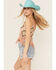 Image #2 - Rock & Roll Denim Women's Crochet Fringe Tank, Pink, hi-res