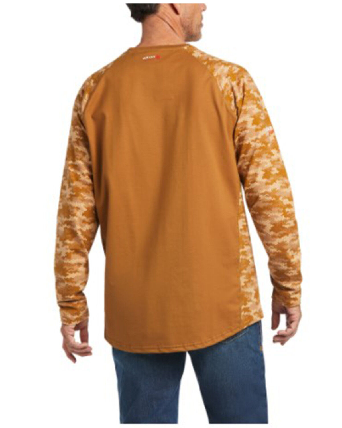 Image #2 - Ariat Men's Digi FR Stretch Camo Print Long Sleeve Baseball Work Shirt - Big, , hi-res