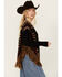 Image #3 - Cotton & Rye Women's Southwestern Fringe Pancho Sweater, , hi-res