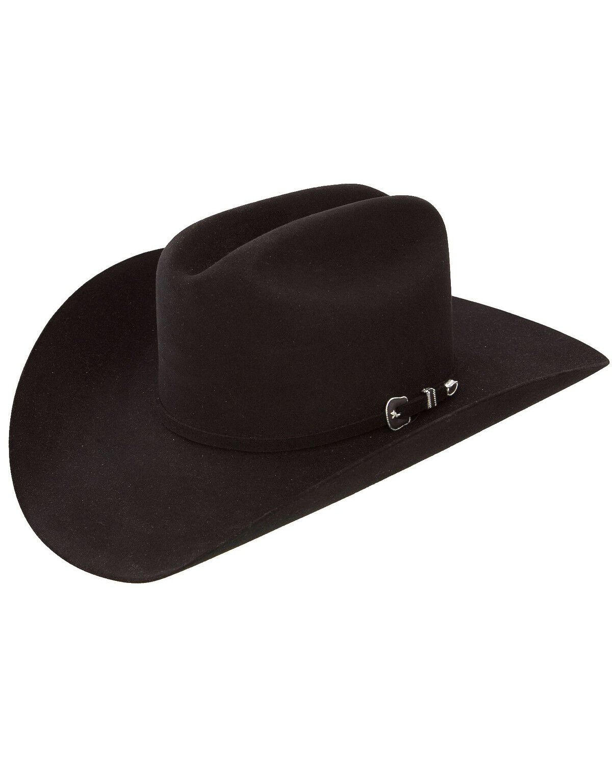 Image #1 - Resistol Men's 6X City Limits George Strait Black Fur Felt Cowboy Hat, Black, hi-res