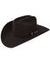 Image #1 - Resistol Men's 6X City Limits George Strait Black Fur Felt Cowboy Hat, Black, hi-res
