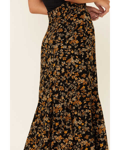 Image #4 - Idyllwind Women's Black Floral Breeze Maxi Skirt , , hi-res