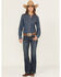 Image #1 - Ariat Women's Whipstitch Slim Bootcut Jeans, Denim, hi-res