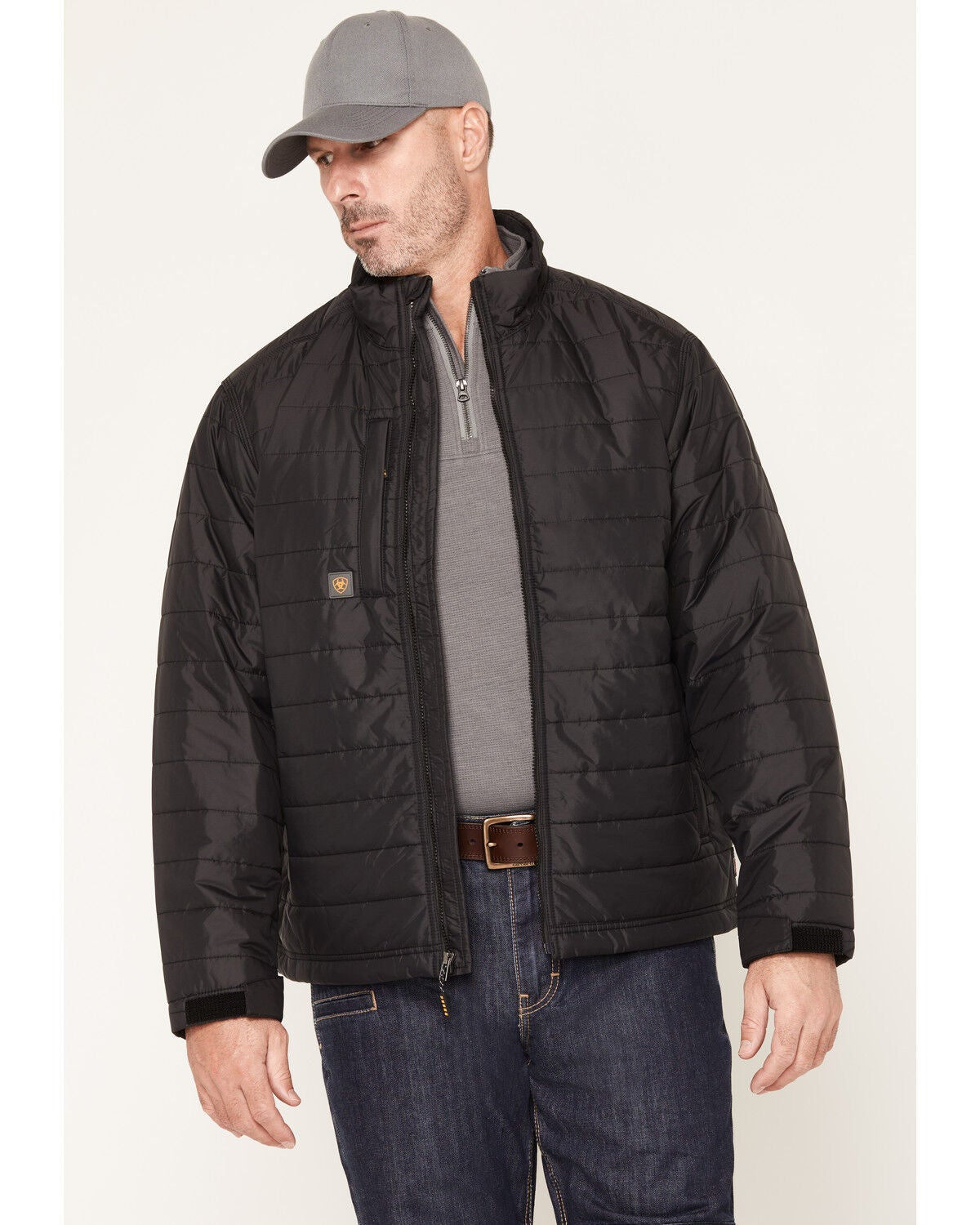 Image #1 - Ariat Men's Cordura &reg; Ripstop Lightweight Insulated Jacket, Black, hi-res