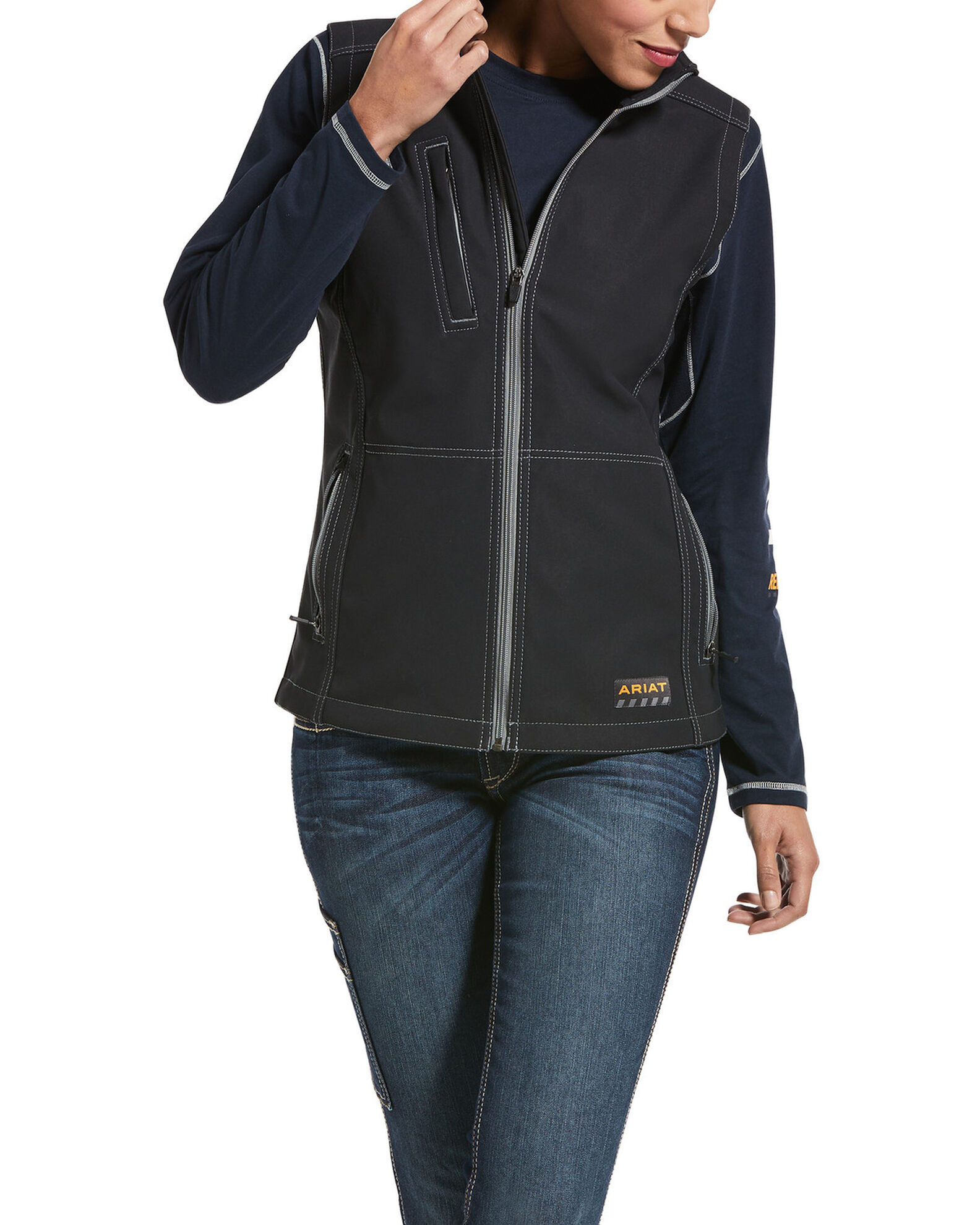 Ariat women's hot sale black vest