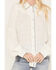 Image #3 - Idyllwind Women's Judson Blanket Stitch Textured Button-Down Woven Shirt, White, hi-res