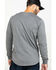 Image #2 - Hawx Men's Gray Logo Sleeve Long Sleeve Work T-Shirt - Tall , Heather Grey, hi-res