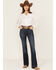 Image #1 - Ariat Women's Kimber Dark Wash High Rise Slim Trouser Stretch Denim Jeans, Dark Wash, hi-res
