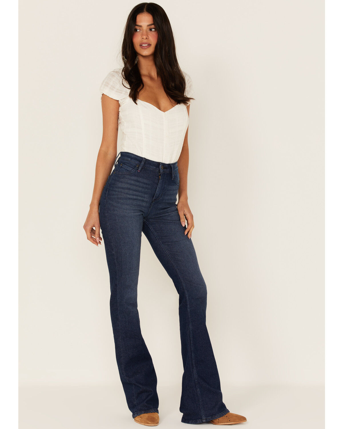 Image #1 - Idyllwind Women's Dark Wash De Soto High Risin Rebel Bootcut Jeans, Dark Wash, hi-res