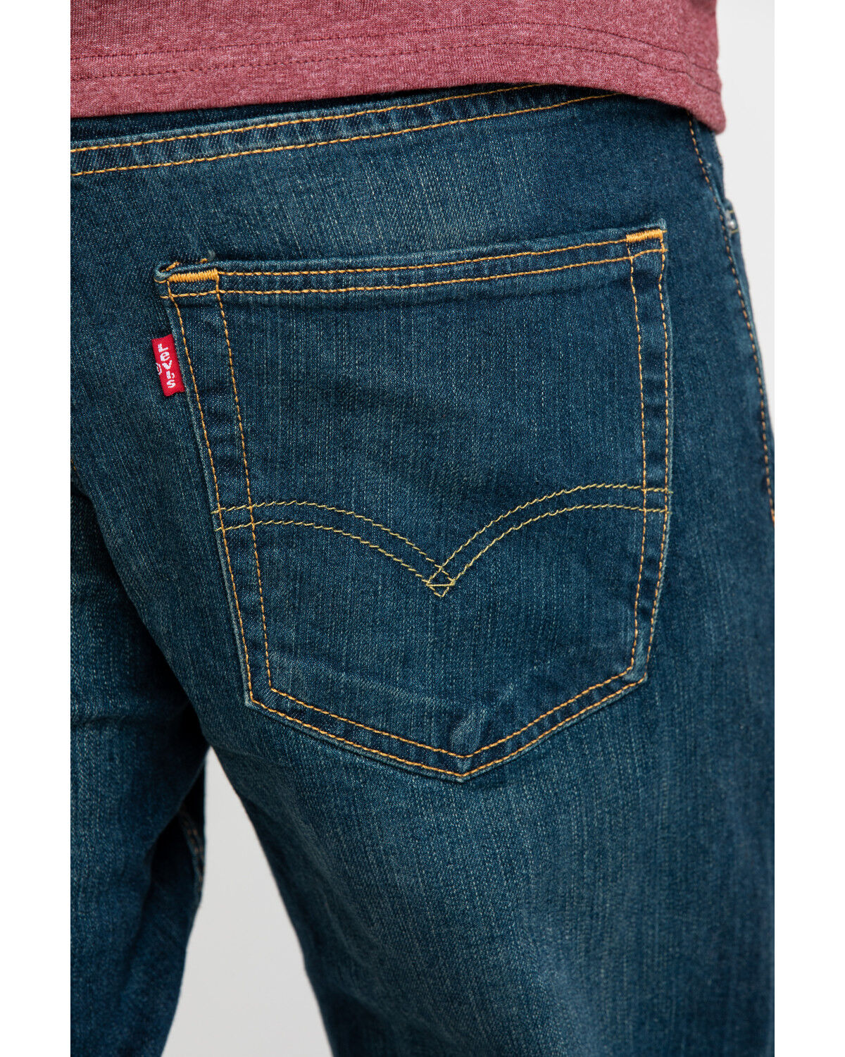 Image #4 - Levi's Men's Cash Relaxed Straight Leg Jeans, Blue, hi-res