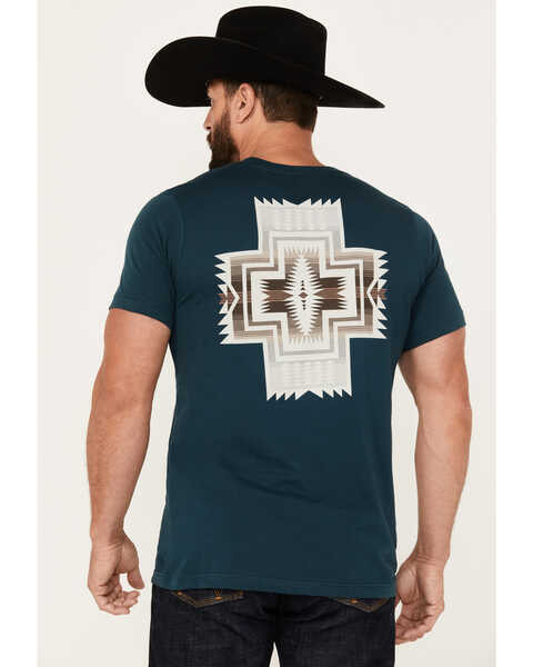Image #4 - Pendleton Men's Harding Star Short Sleeve Graphic T-Shirt, Indigo, hi-res