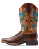 Image #2 - Ariat Women's Pinto VentTEK Western Performance Boots - Broad Square Toe, Brown, hi-res