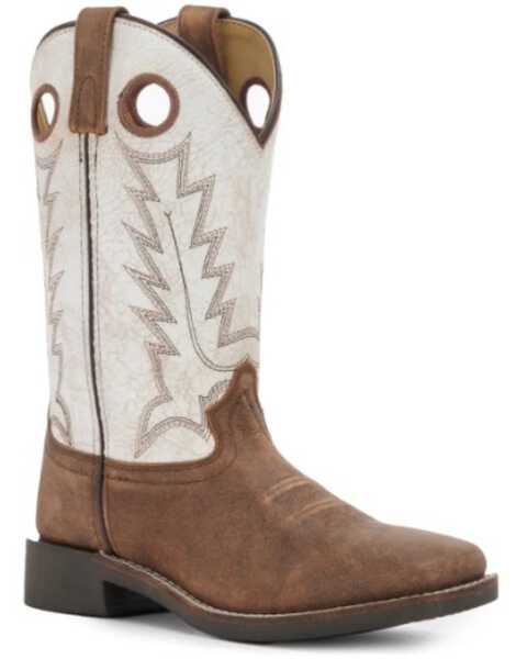 Smoky Mountain Women's Drifter Western Performance Boots - Broad Square Toe, Brown, hi-res