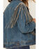 Image #4 - STS Ranchwear Women's Gretchen Fringe Denim Jacket, Blue, hi-res