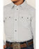 Image #3 - Cody James Boys' Hoof Grid Print Long Sleeve Snap Western Shirt, Sage, hi-res