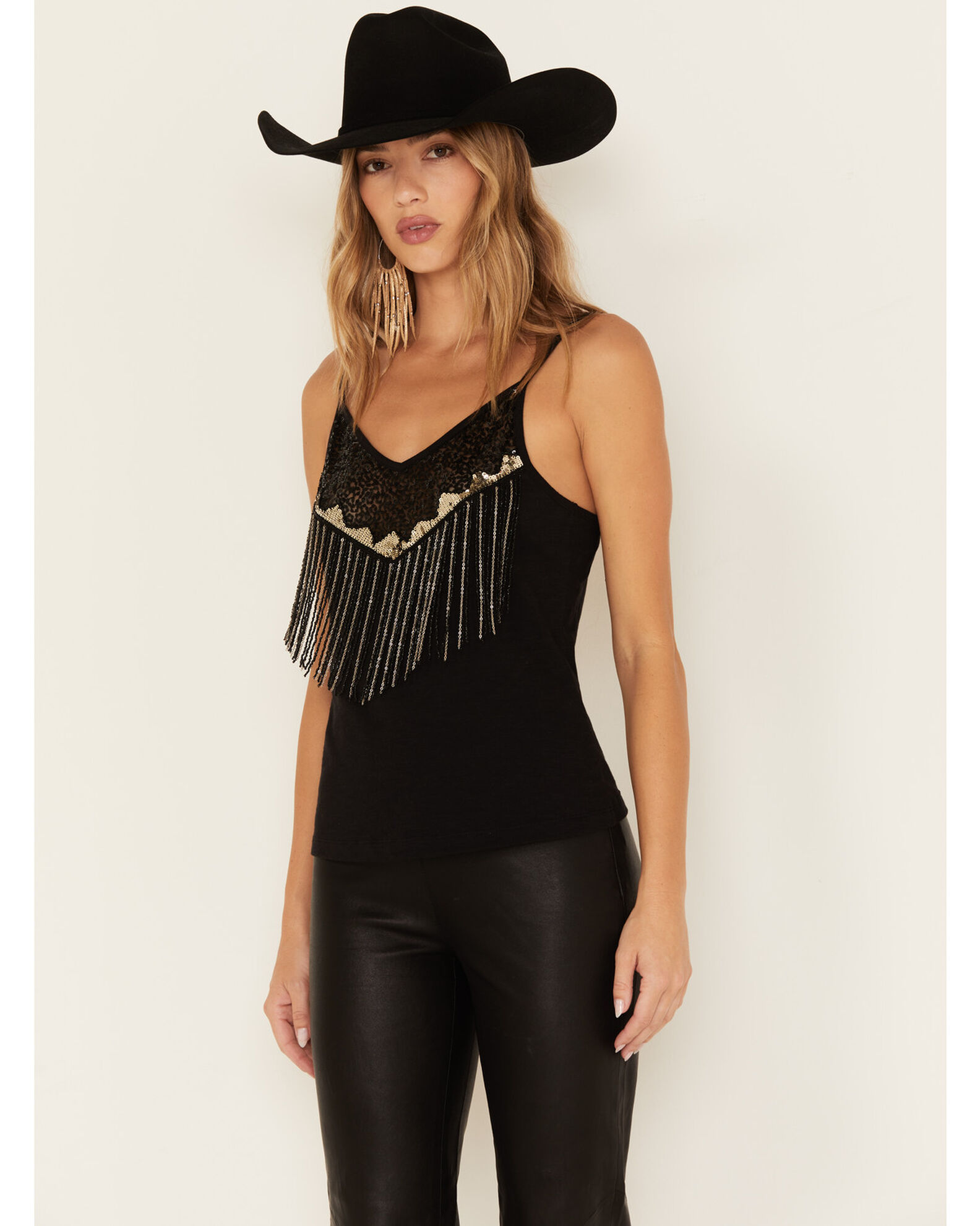 Idyllwind Women's Powell Sequin Fringe Cami - Country Outfitter
