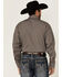 Image #4 - Stetson Men's Dash & Dot Geo Print Long Sleeve Button Down Western Shirt, Grey, hi-res