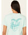 Image #4 - Ariat Women's Rebar Workman True Grit Short Sleeve Work T-Shirt , Turquoise, hi-res