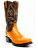 Image #1 - Dan Post Men's Eel Exotic Western Boots - Square Toe , Brown, hi-res