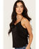 Image #2 - Shyanne Women's Lace Satin Cami , Black, hi-res