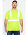 Image #1 - Hawx Men's Short Sleeve Reflective Work Tee - Big & Tall, Yellow, hi-res