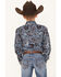 Image #4 - Cinch Boys' Paisley Print Long Sleeve Button-Down Western Shirt, Blue, hi-res
