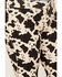 Image #2 - Rock & Roll Denim Girls' Cow Print Bargain Button Stretch Flare Jeans, Multi, hi-res