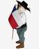 Image #2 - Santa's Workshop 12" Don't Mess With Texas Claus Figurine, Red, hi-res
